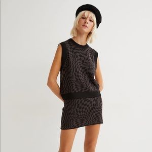 Checkered Sweater Vest